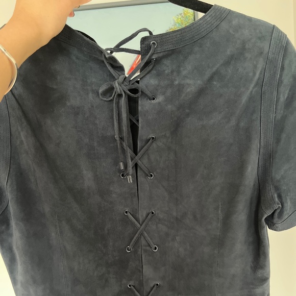 J Crew Suede Shift Dress - Picture 3 of 3